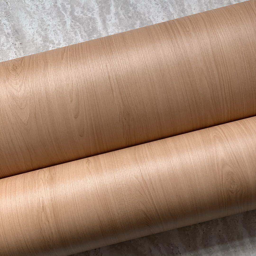 加仿真原木自纹粘纸壁厚纸家具门302翻新改色贴纸展柜墙波音软片