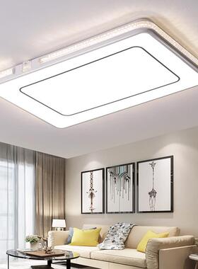 智能语家用灯PXF新款厅客灯简约大气时尚LE音D芯圆长方形卧室餐厅