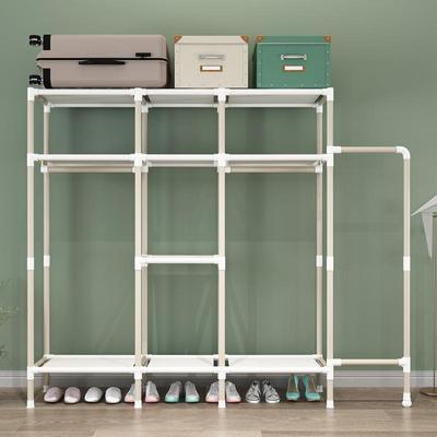 衣柜钢加管加粗加固简用易布衣柜布艺收纳厚卧室家经济型挂GMN衣