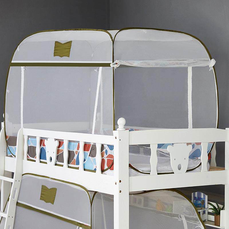 新款蒙古包蚊帐高免安装方拆洗宿可折叠学OUP生舍子母床低床便上