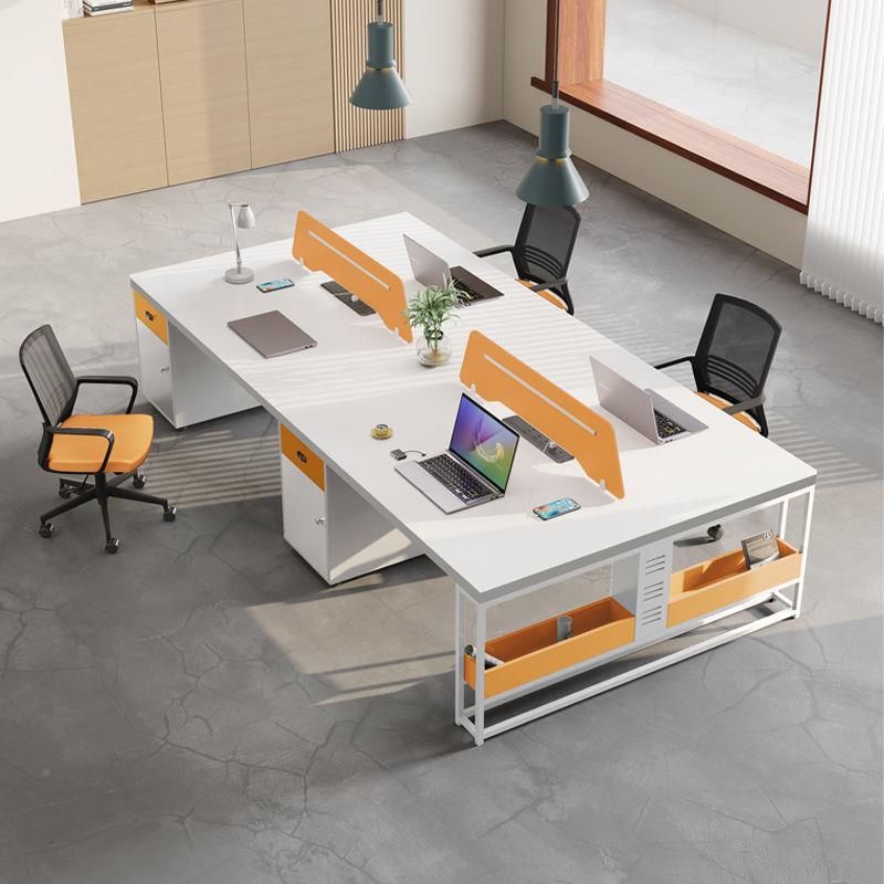 职员办公桌椅组合员工双人位位人四现代位简易电脑桌见详情工作办