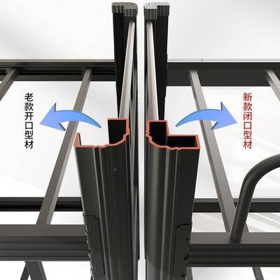 闭口型材床钢制层床上下双铺异型cr-2785管床宿舍装床狱监拆加厚