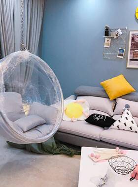 网红透明泡椅半力球秋千吊椅tb-55600压克吊篮内外阳台庭院玻泡室