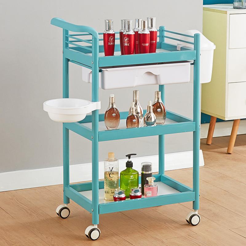 万小推车厨房落多层置物架可移动发店工具小推车带车向轮理地静音