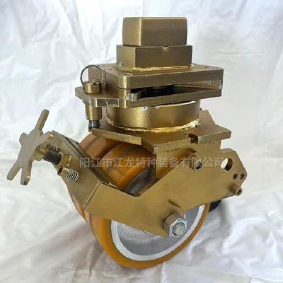 轮超重型脚RPB载重耐轮子静音磨20尺柜集装万向轮带刹车方箱向锁