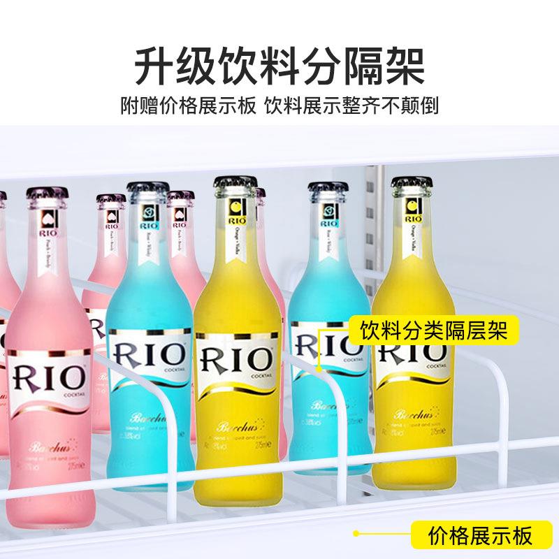 啤酒柜展吧示单门直冷柜酒冰柜箱商冷藏保鲜超市饮料三用门立式冷