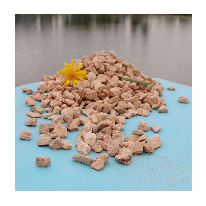 专师用四331川天然绿石子|水磨地面骨石料现货设计级自由拼配方案