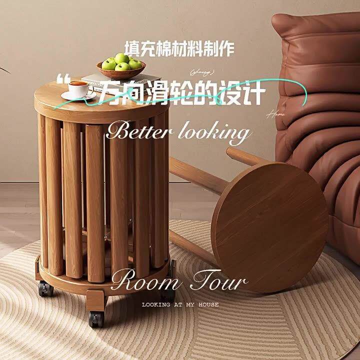 实木凳子茶几JWR家用中可叠放凳圆凳方便移动套装餐桌凳新式叠叠