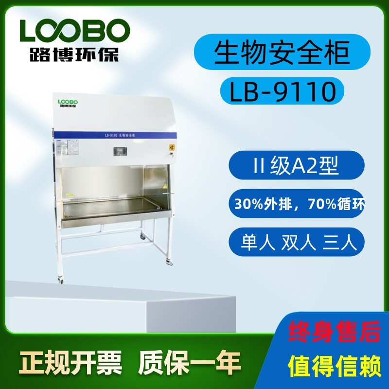 二级生物安全柜A2型单人双人三人款30%外排70%循环超净工作台图片