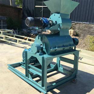 红薯木薯多渣机粉碎机自动上料功能豆打粉水滴土式TF-50高粉糠机