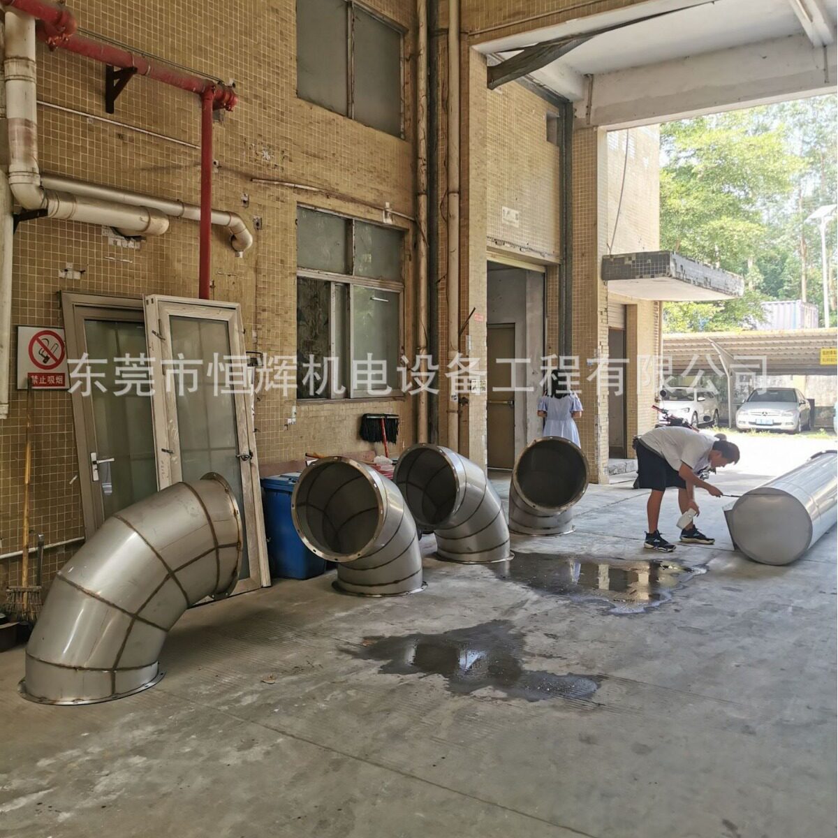 河源不锈钢风管 通风管道 排烟风管 排油烟风管