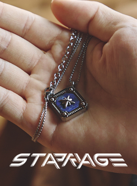 星宇纪项链男款原创青金石设计小众高级感潮牌简约潮流男生项链