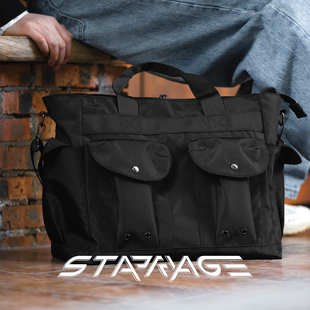 星宇纪 男士斜挎包原创双袋包通勤款大容量斜挎包高级感轻奢小众