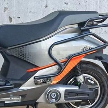 台铃F1电动车保险杠防撞护杠尾架置E物货架后衣架尾箱支架改装配