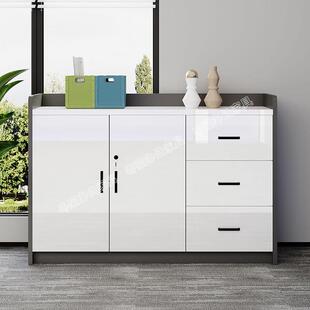 办公室收纳柜矮柜简约现代复印机底座柜木质储物柜子文件柜茶水柜