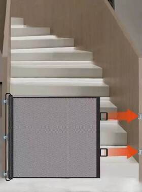 宠物栅栏可伸缩阻拦门狗狗猫咪隔离网防猫挡狗门拦隔离门室内栅