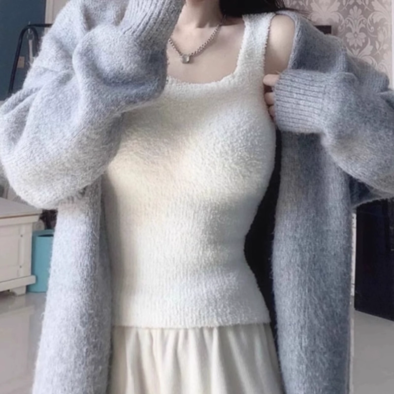 毛绒保暖内衣吊带背心女冬季加绒加厚内搭带胸垫美一体绒打底上衣,女士内衣/男士内衣/家居服,保暖背心,淘宝优惠券,粉丝福利购,淘宝优惠卷