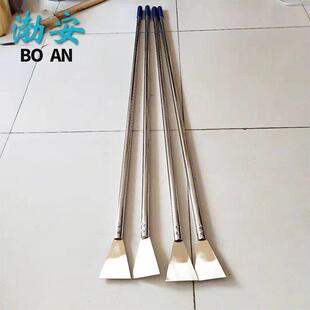 防爆消防铜铲 无火花工具优惠价 防爆长柄除锈铲 木柄除锈铲刀
