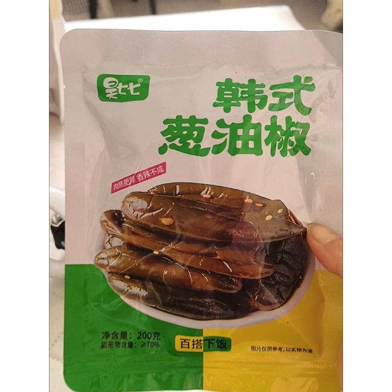 油焖港椒葱油椒韩式腌辣椒正宗泡椒鲜族泡菜酱菜超辣腌制