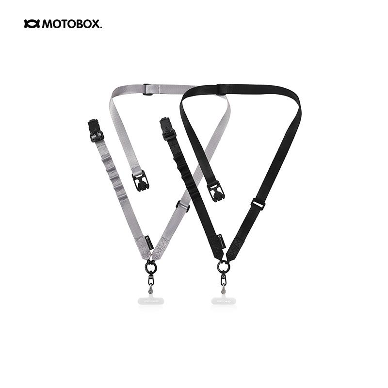 motoness户外手机抱婴袋斜跨手机挂绳宽版挂颈磁吸可调节多功能防