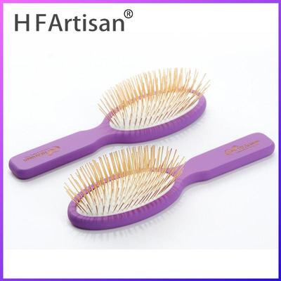 HFArtisan宠物美容柄梳猫狗梳毛刷子金毛比熊气垫柄梳按摩造型梳