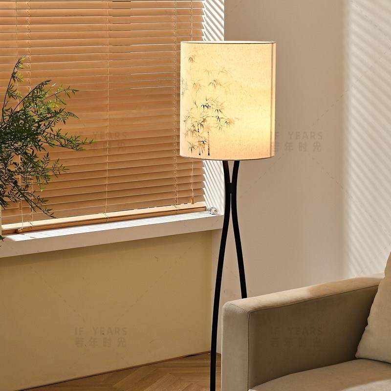 宋代美学手绘析新中式宋式侘寂复古风禅意客厅茶室书房氛围落地灯,家装灯饰光源,装饰落地灯,淘宝优惠券,粉丝福利购,淘宝优惠卷