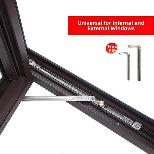 首力免打孔风撑断桥铝门窗限位器防风固定器撑杆限制定位器