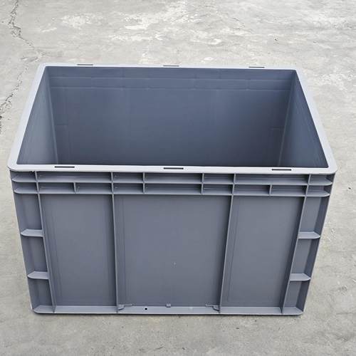 大号塑料箱4640灰色物流箱周转箱600*400*400加高汽配塑料箱