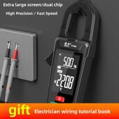 大屏智能钳形表数字钳型万用表高精度钳流表交直流电流表电工钳表