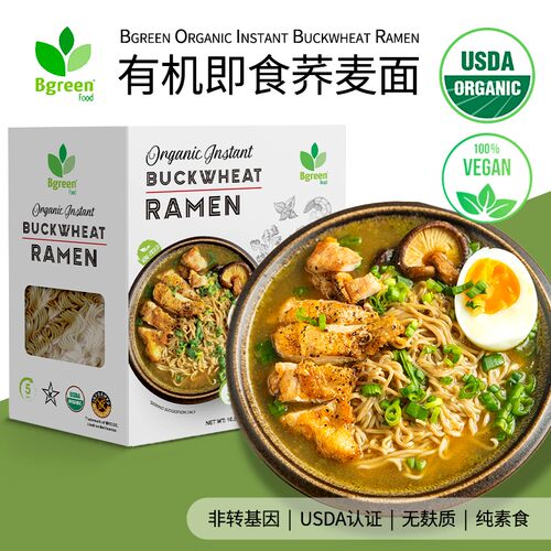BgreenFood有机即食荞麦面条