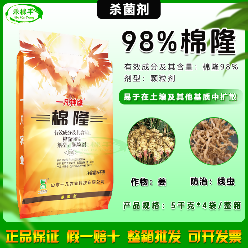 98%棉隆土壤消毒剂闷棚杀菌剂