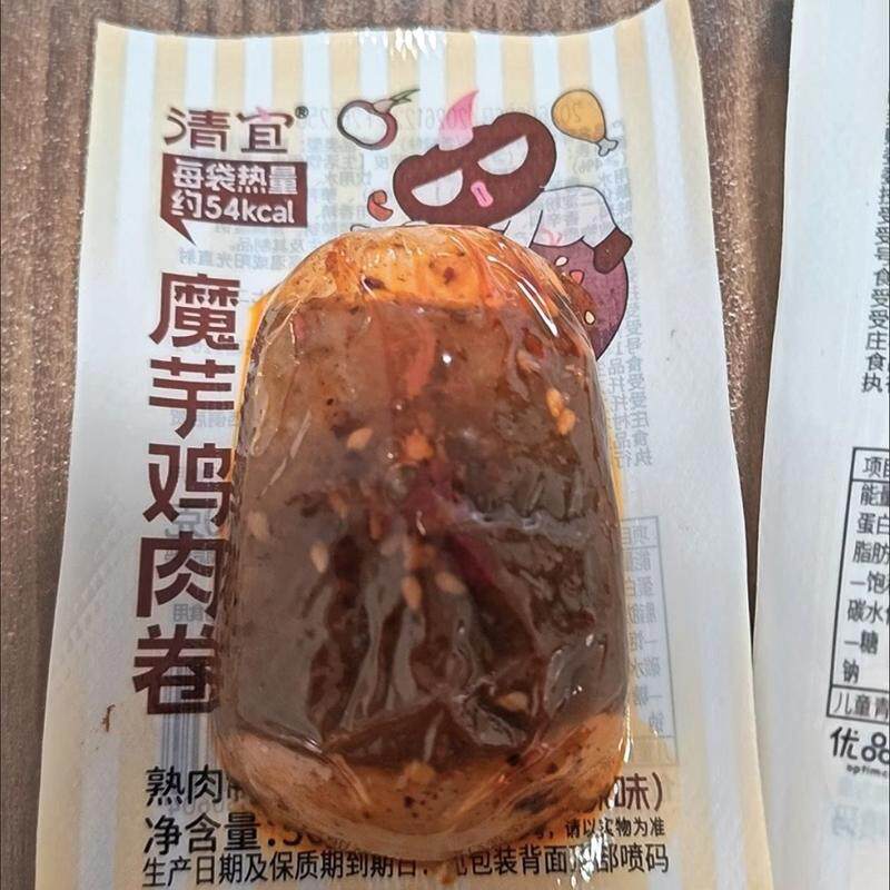 低糖魔芋鸡肉卷香辣开袋即食代餐鸡胸肉饱腹鸡肉制品解馋零食