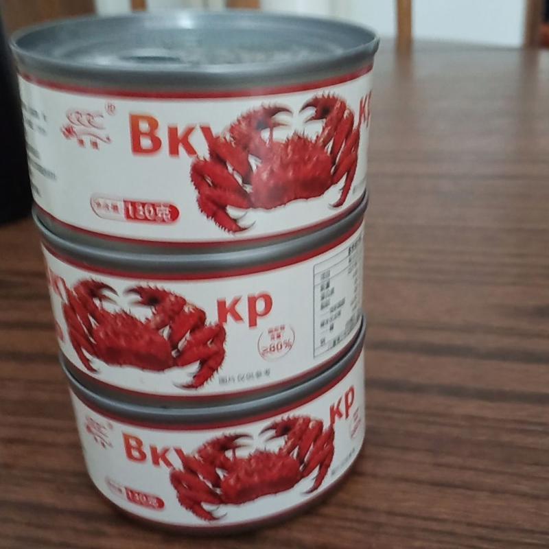 俄罗斯风味蟹柳罐头即食模拟蟹肉熟食健身代餐新鲜蟹肉丝鲜香