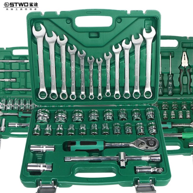 汽修组合工具套装32 40件修理工具套筒扳手棘轮快速扳手汽修工具