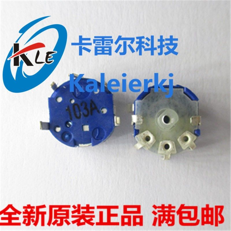 日本ALPS阿尔卑斯旋钮后安装型RK08H系列A10K精密微调电位器双联