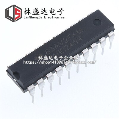 74HC245N SN74HC245N 进口 总线收发器 直插 DIP-20 全新原装正品