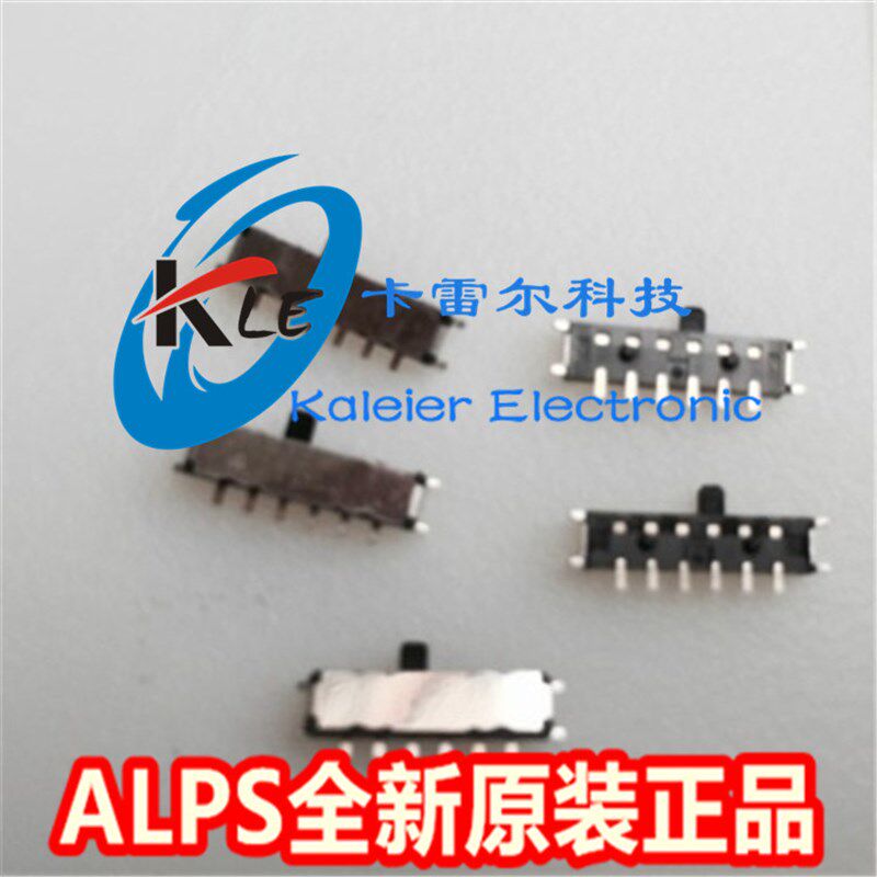 SSSS812701 日本原装ALPS 贴片10脚4档 拨动开关 推动 滑动开关 - 实物图
