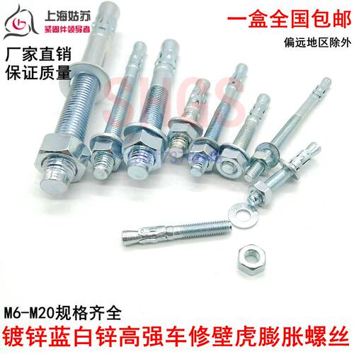 高强车修壁虎膨胀螺丝车修膨胀电梯专用膨胀螺栓M6M8M10M12M16M20