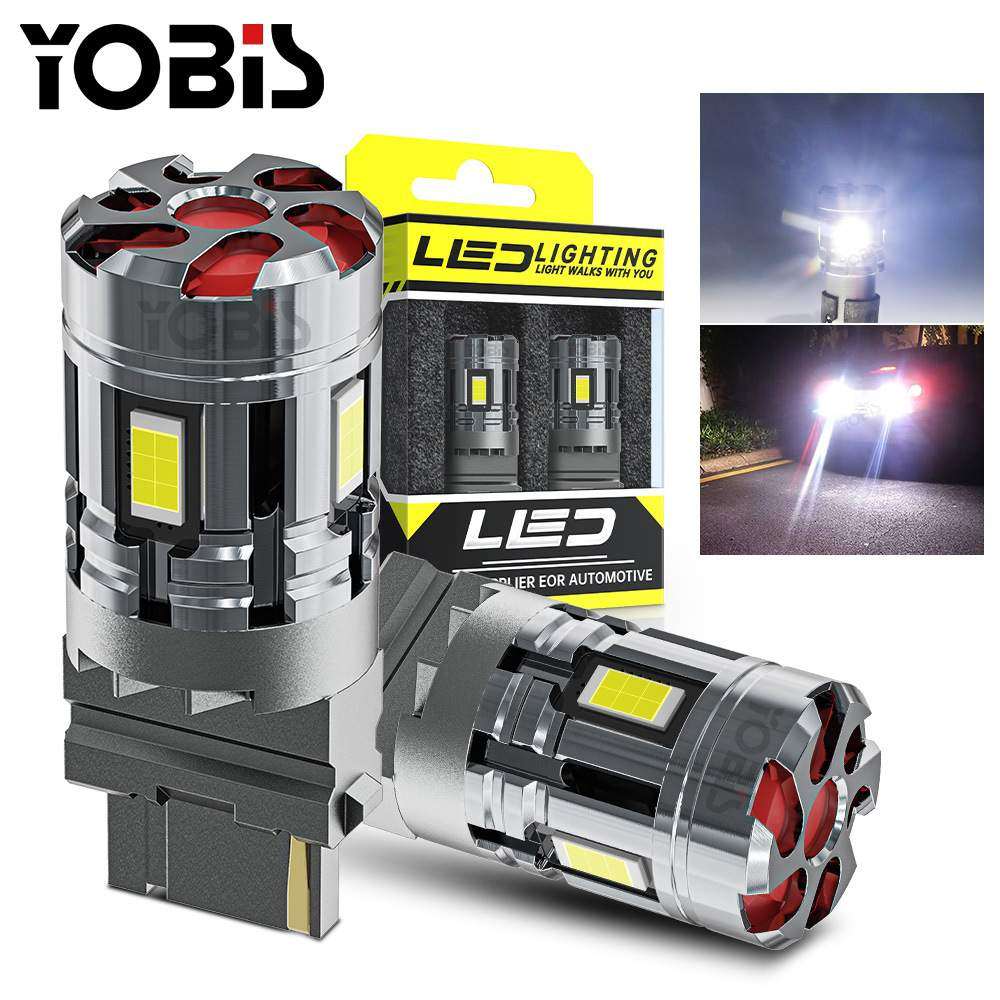 YoBis跨境汽车T20LED转向灯1156-3570-4带风扇