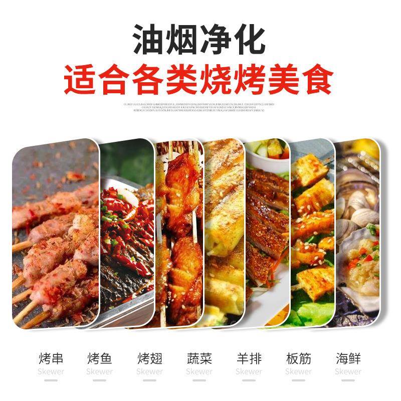 烟烧烤桌子家商用锈钢木炭桌户外摆不烤无羊腿桌炉子摊烧烤炉架子