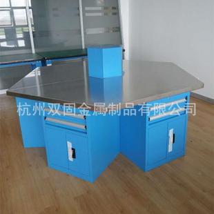 厂家直六角台钳工学实训桌六校工销位虎钳工SGZLF092作台重型多工