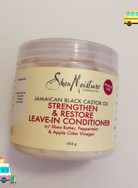 Shea Moisture牙买加黑蓖麻油免洗护发素洗发水自然卷CGM
