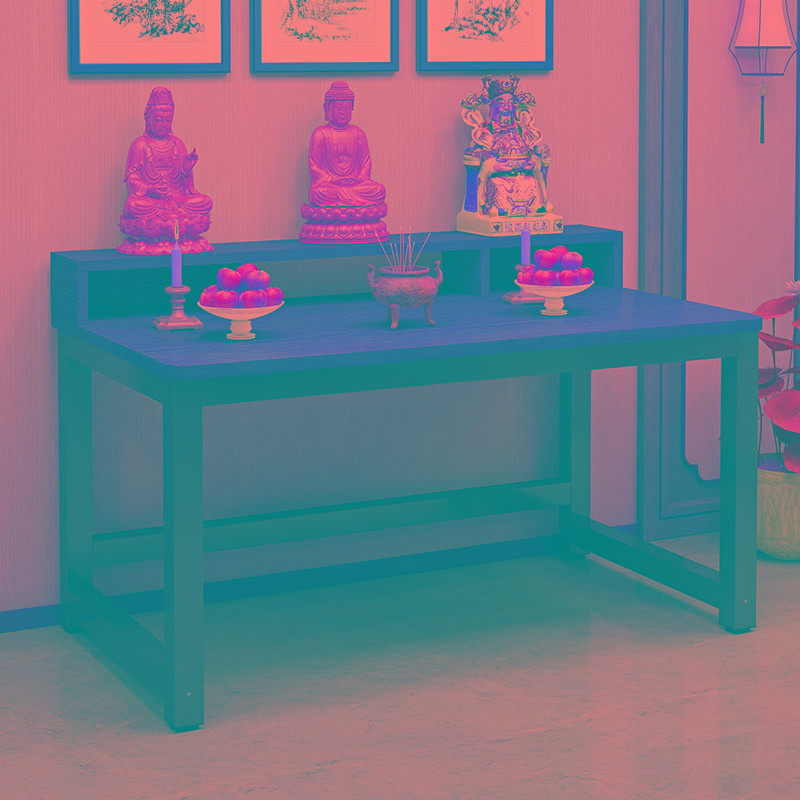 供桌香案家用佛龛新中式立柜客厅香火佛堂财神爷贡台堂口中堂桌子