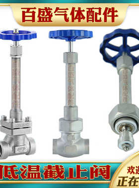 DN15DN20DN25DN40不锈钢低温截止阀DJ61F-40P焊接液氧液氮LNG阀门