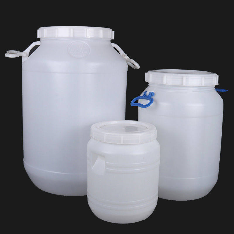 加厚塑料水桶家用储水桶25L50升75升100升食级酒桶油桶米桶带盖