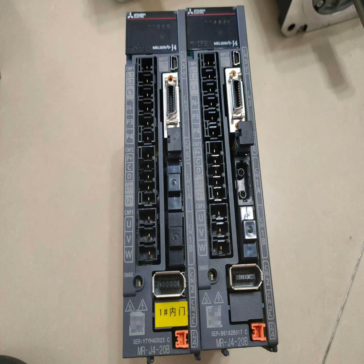 三菱驱动器MR-J4-20B成色好功能两台实（基数电子）,办公设备/耗材/相关服务,多功能一体机配件,淘宝优惠券,粉丝福利购,淘宝优惠卷