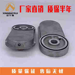 挖掘机现代R215 225-7 FS1280-FF5052柴滤铝座发电机柴油总成滤座