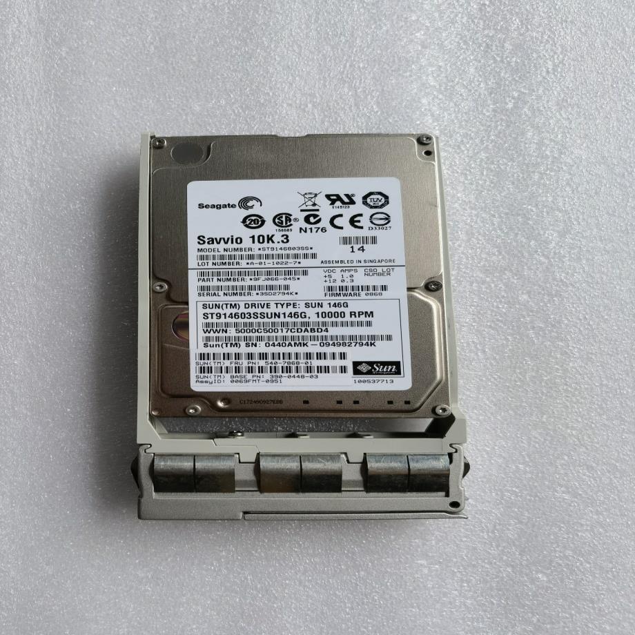 SUN 146GB 10K 25 SAS硬盘540-7866 390-0448 ST9146803SS