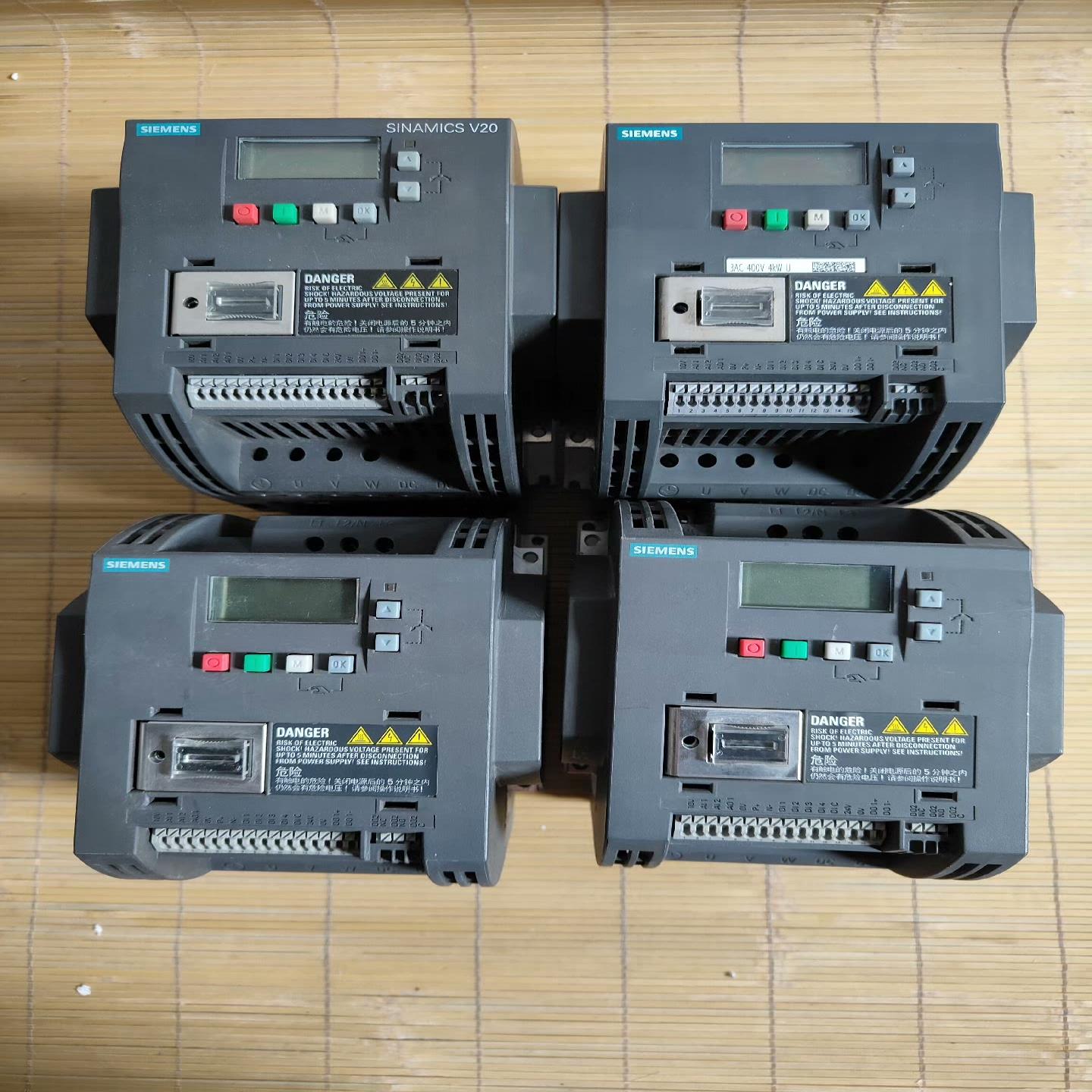 (背呗机械)变频器V20三相输入4kw提供技术支持