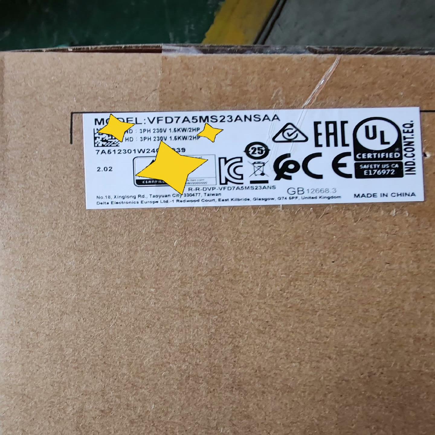 议~台达VFD7A5MS23ANSAA